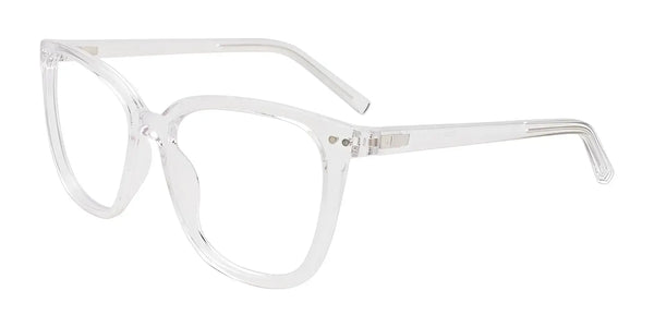 Cargo C5060 Eyeglasses with Clip-on Sunglasses | Size 53 / Crystal