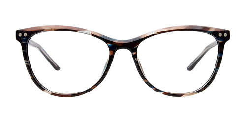 Cargo C5064 Eyeglasses with Clip-on Sunglasses / Size 54 / Brown