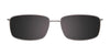 Cargo C5502 Eyeglasses with Clip-on Sunglasses | Size 55 / Satin Light Brown