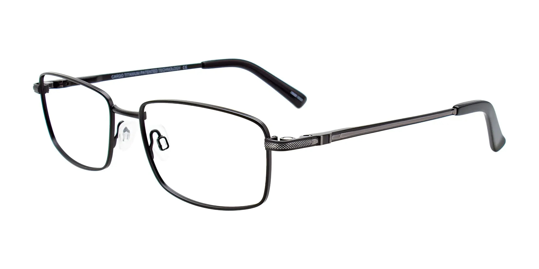 Cargo C5502 Eyeglasses with Clip-on Sunglasses Matt Black Cargo C5502 Eyeglasses with Clip-on Sunglasses Matt Black