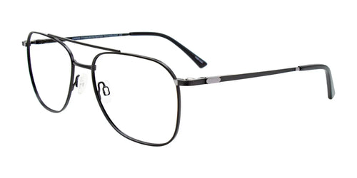 Cargo C5504 Eyeglasses with Clip-on Sunglasses / Size 57 / Matt Black
