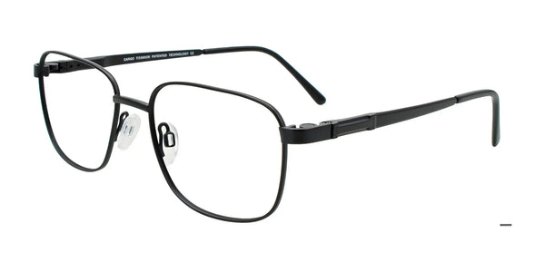 Cargo C5507 Eyeglasses with Clip-on Sunglasses | Size 55 / Black