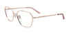 Cargo C5509 Eyeglasses with Clip-on Sunglasses | Size 53 / Rose Gold