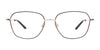 Cargo C5509 Eyeglasses with Clip-on Sunglasses | Size 53 / Black & Gold