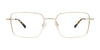 Cargo C5513 Eyeglasses with Clip-on Sunglasses | Size 53 / Light Gold