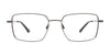 Cargo C5513 Eyeglasses with Clip-on Sunglasses | Size 53 / Light Gold