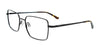 Cargo C5513 Eyeglasses with Clip-on Sunglasses | Size 53 / Matt Black