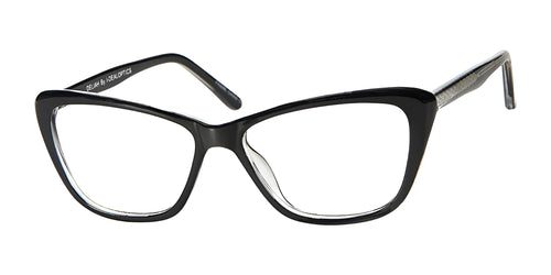 Casino Eyewear DELIAH Eyeglasses / Size 54 / Black / Crystal