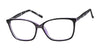 Casino Eyewear GRETA Eyeglasses | Size 57 / Black/Purple