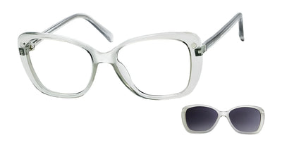 Casino Eyewear NADIA Eyeglasses with Sun Clip Mint