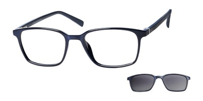 Casino Eyewear ROWEN Eyeglasses with Sun Clip Navy