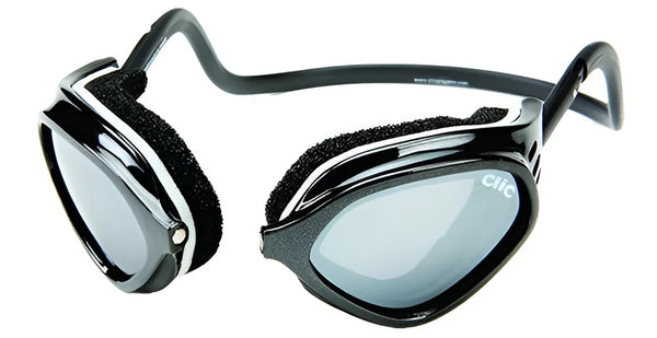 Clic SWIMM Goggles / Black / Gray Silver Mirror