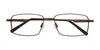 Clip & Twist CT236 Eyeglasses with Clip-on Sunglasses | Size 52 / Matt Brown