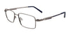 Clip & Twist CT236 Eyeglasses with Clip-on Sunglasses | Size 52 / Matt Grey