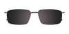 Clip & Twist CT236 Eyeglasses with Clip-on Sunglasses | Size 52 / Matt Brown