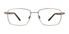 Clip & Twist CT247 Eyeglasses with Clip-on Sunglasses | Size 53 / Satin Dark Brown
