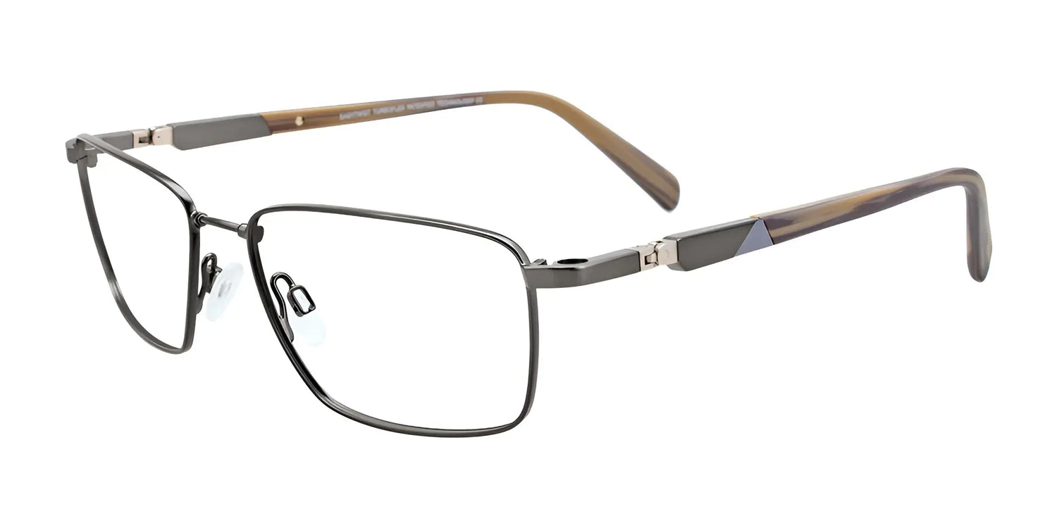 Clip & Twist CT258 Eyeglasses with Clip-on Sunglasses Satin Dark Grey Clip & Twist CT258 Eyeglasses with Clip-on Sunglasses Satin Dark Grey