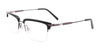 Clip & Twist CT260 Eyeglasses with Clip-on Sunglasses | Size 50 / Black