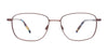 Clip & Twist CT261 Eyeglasses with Clip-on Sunglasses | Size 55 / Satin Dark Brown