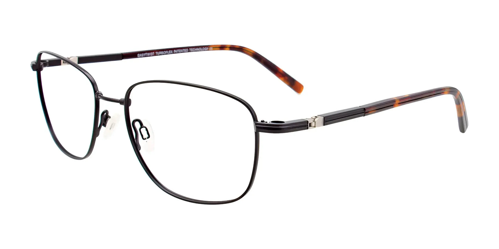 Clip & Twist CT261 Eyeglasses with Clip-on Sunglasses Satin Black Clip & Twist CT261 Eyeglasses with Clip-on Sunglasses Satin Black