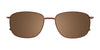 Clip & Twist CT261 Eyeglasses with Clip-on Sunglasses | Size 55 / Clip Only (Color №010)
