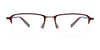Clip & Twist CT262 Eyeglasses with Clip-on Sunglasses | Size 53 / Matt Dark Brown