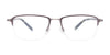 Clip & Twist CT262 Eyeglasses with Clip-on Sunglasses | Size 53 / Matt Dark Brown