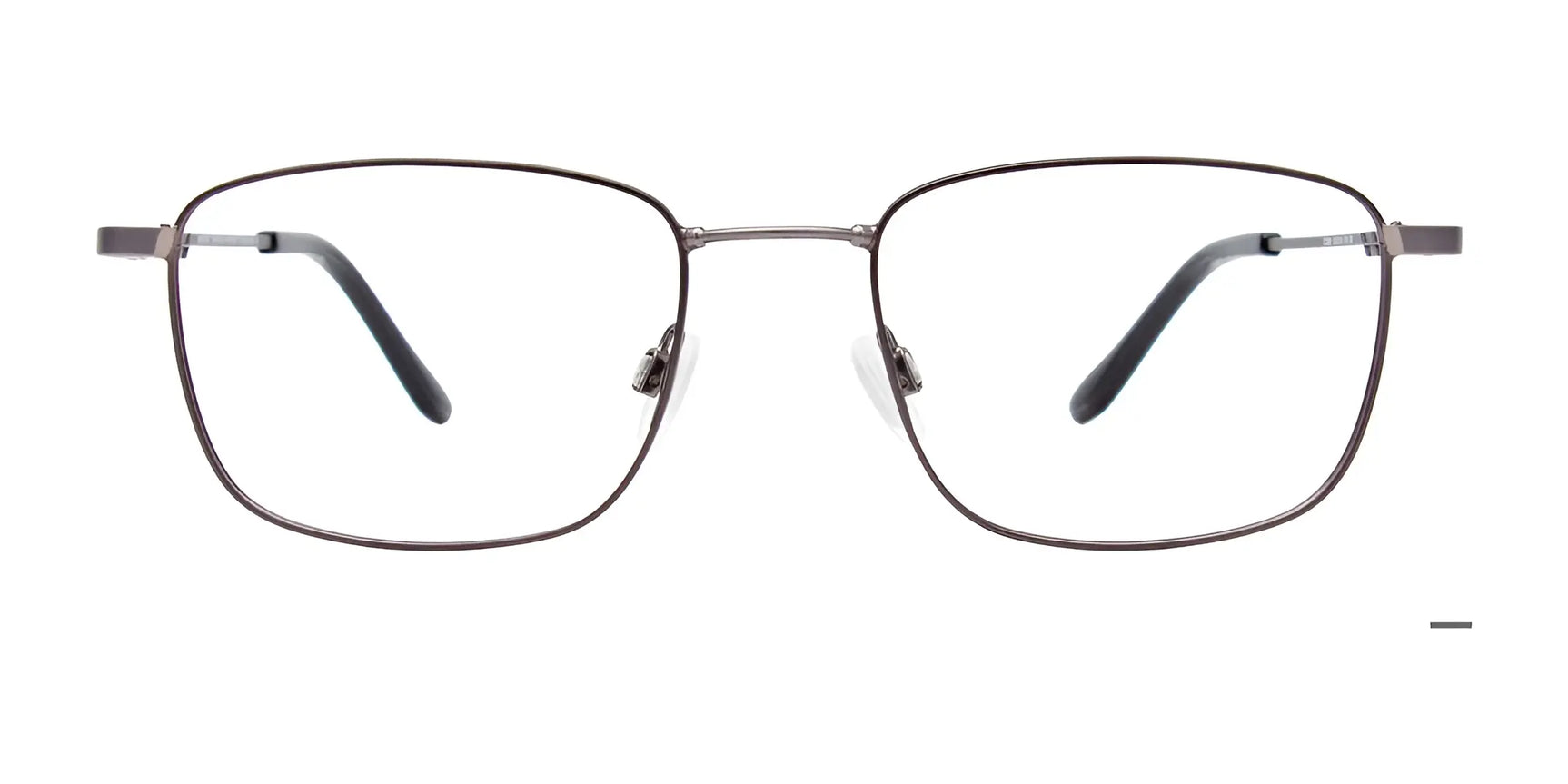 The Clip & Twist CT281 Eyeglasses, size 53, feature thin metal frames with black-tipped temples and include convenient clip-on sunglasses for versatility. The Clip & Twist CT281 Eyeglasses, size 53, feature thin metal frames with black-tipped temples and include convenient clip-on sunglasses for versatility.