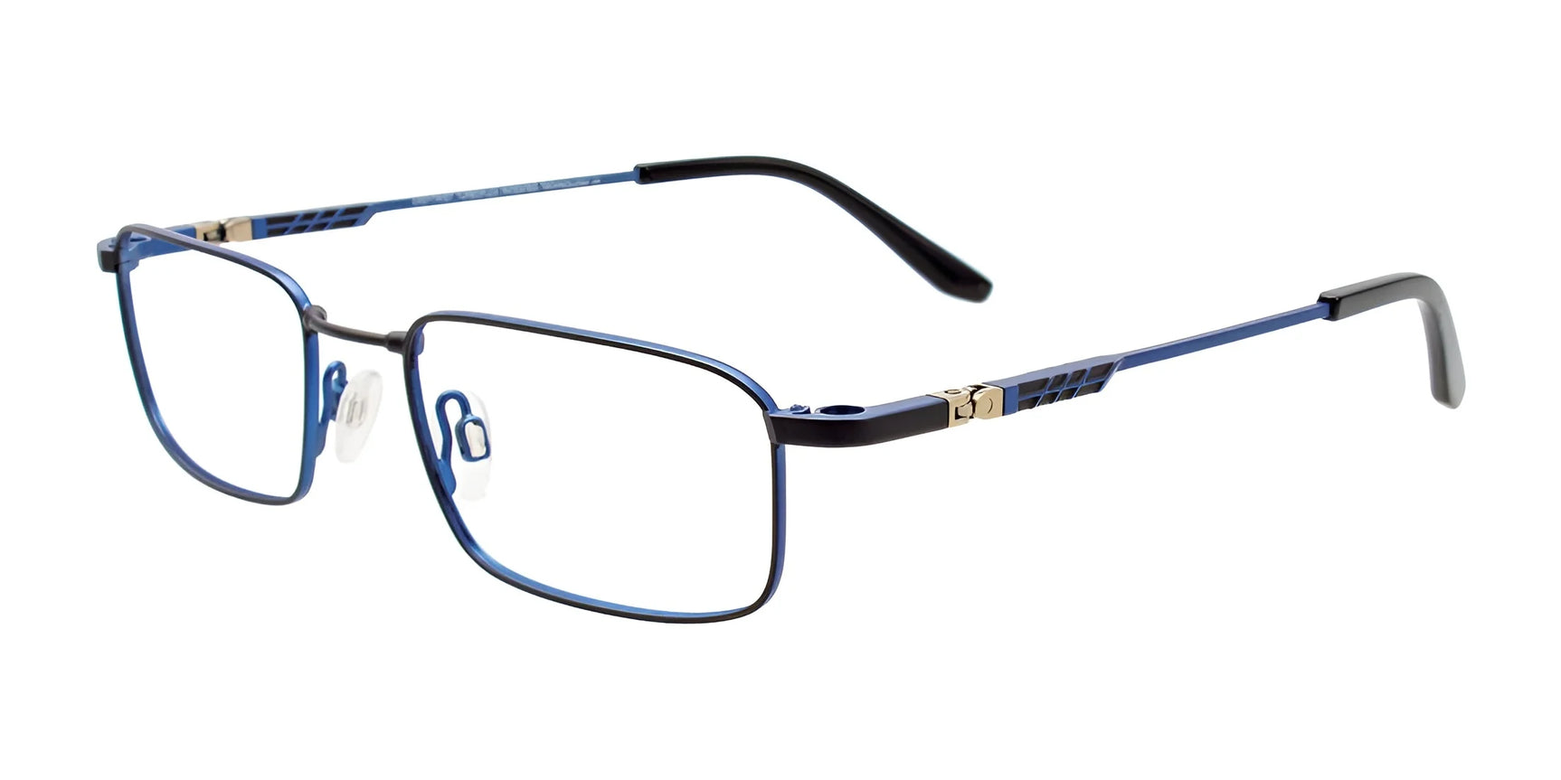 Clip & Twist CT282 Eyeglasses Black & Blue Clip & Twist CT282 Eyeglasses Black & Blue