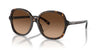 Coach CH568 HC8360U Sunglasses / Dark Tortoise №512074 / Brown Gradient (3N 14.2%) / Size 57