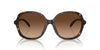 Coach CH568 HC8360U Sunglasses / Black №50028G / Grey Gradient (3N 13%) / Size 57