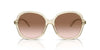 Coach CH568 HC8360U Sunglasses / Black №50028G / Grey Gradient (3N 13%) / Size 57