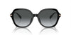 Coach CL928 HC8377U Sunglasses / Black №5002T3 / Grey Gradient Polar (3P 12%) / Size 55