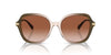 Coach CL928 HC8377U Sunglasses / Black №5002T3 / Grey Gradient Polar (3P 12%) / Size 55
