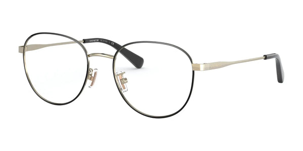 Coach HC5115D Eyeglasses | Size 53 / Black/Light Gold №9346