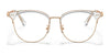 Coach HC5132D Eyeglasses | Size 54 / Crystal Clear №5111