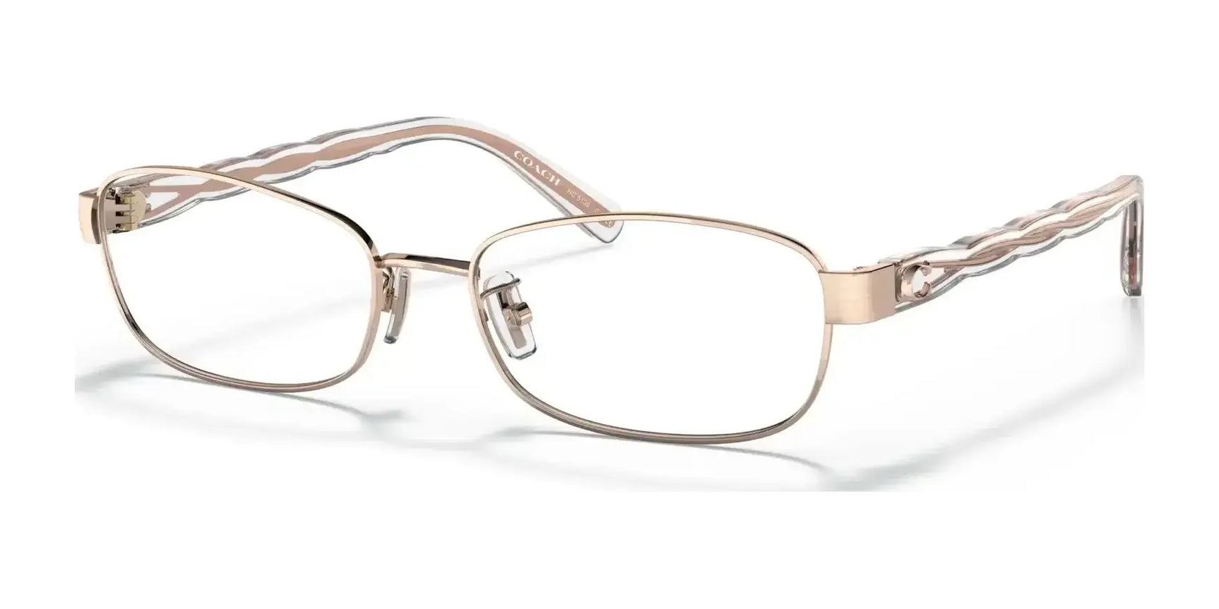 Coach HC5138 Eyeglasses Brushed Rose Gold Coach HC5138 Eyeglasses Brushed Rose Gold