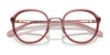 Coach HC5162 Eyeglasses | Size 50 / Transparent Berry/Rose Gold №9331