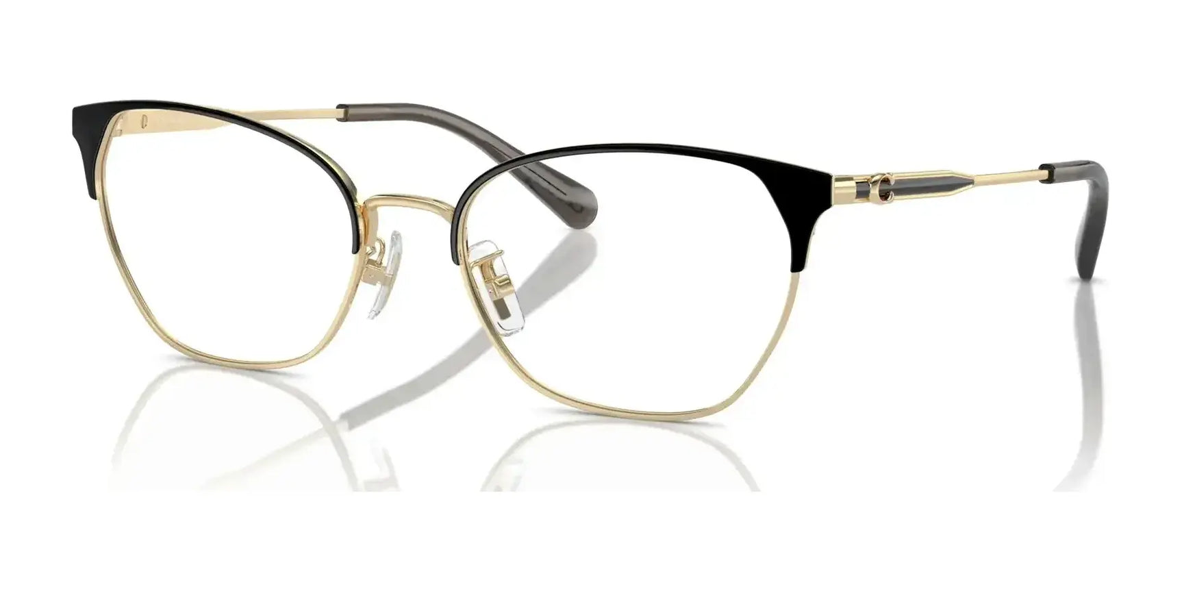 Coach HC5169 Eyeglasses Shiny Light Gold / Black Coach HC5169 Eyeglasses Shiny Light Gold / Black