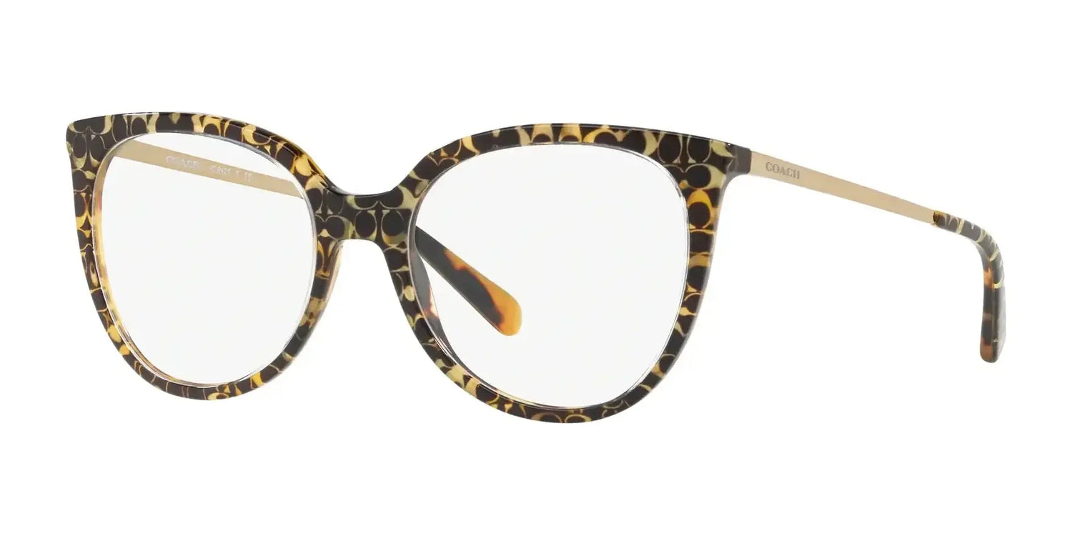 Coach HC6125 Eyeglasses Spotty Tortoise Signature C Coach HC6125 Eyeglasses Spotty Tortoise Signature C