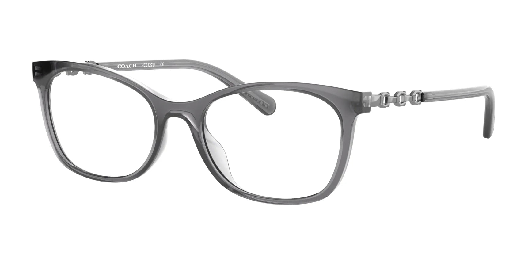 Coach HC6127U Eyeglasses Transparent Grey Coach HC6127U Eyeglasses Transparent Grey