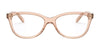 Coach HC6155F Eyeglasses | Size 53 / Transparent Peach №5561