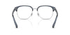 Coach HC6198 Eyeglasses / Transparent Dark Navy Shiny Silver №5707 / Size 55