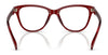 Coach HC6202U Eyeglasses | Size 52 / Transparent Red №5713