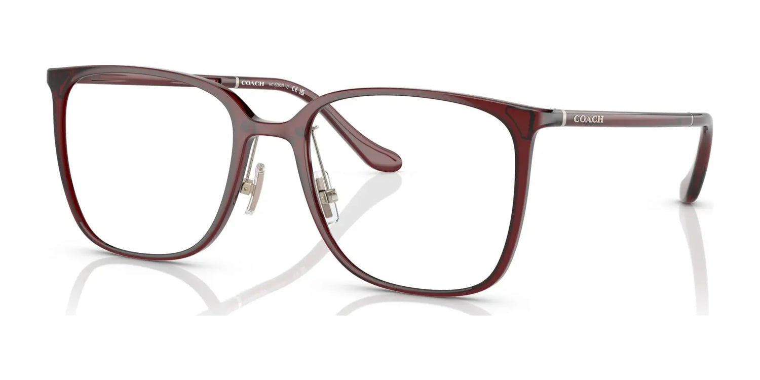 Coach HC6203D Eyeglasses Transparent Burgundy Coach HC6203D Eyeglasses Transparent Burgundy