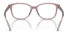 Coach HC6224U Eyeglasses | Size 53 / Black/Transparent Blush №5781