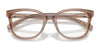 Coach HC6225U Eyeglasses | Size 52 / Transparent Brown/Grey №5779