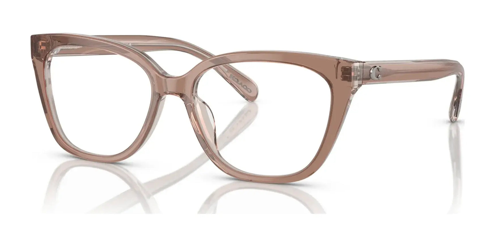 Coach HC6226U Eyeglasses Transparent Brown / Grey Coach HC6226U Eyeglasses Transparent Brown / Grey