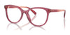 Coach HC6236U Eyeglasses | Size 55 / Transparent Oxblood №5824