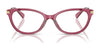 Coach HC6245F Eyeglasses | Size 55 / Transparent Dark Grey №5104